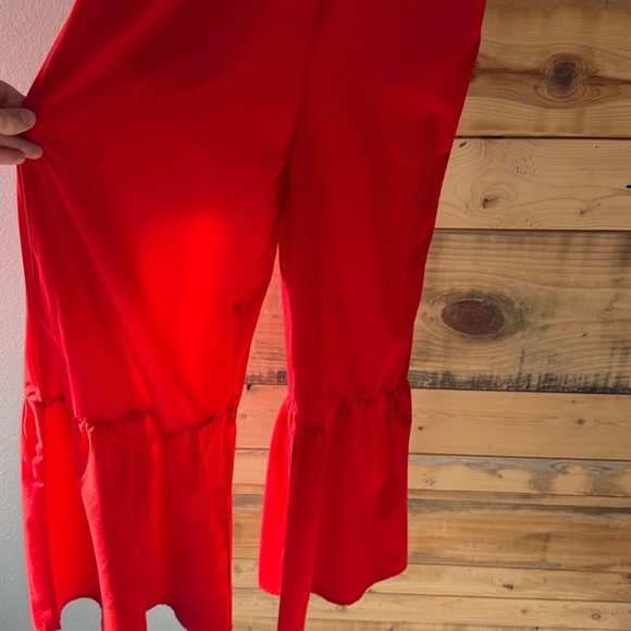 Red Ruffle Romper - Picture 2 of 2